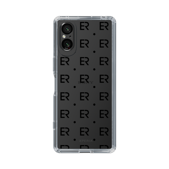 Slim Protection Case［ EVRIS - Monogram - Black ］