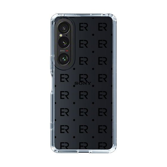 Slim Protection Case［ EVRIS - Monogram - Black ］
