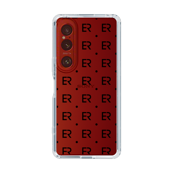 Slim Protection Case［ EVRIS - Monogram - Black ］