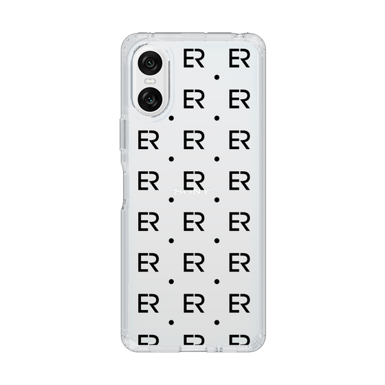 Slim Protection Case［ EVRIS - Monogram - Black ］