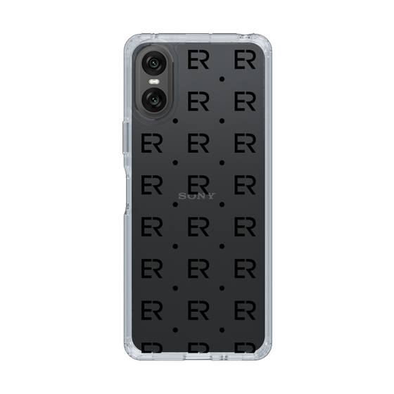 Slim Protection Case［ EVRIS - Monogram - Black ］