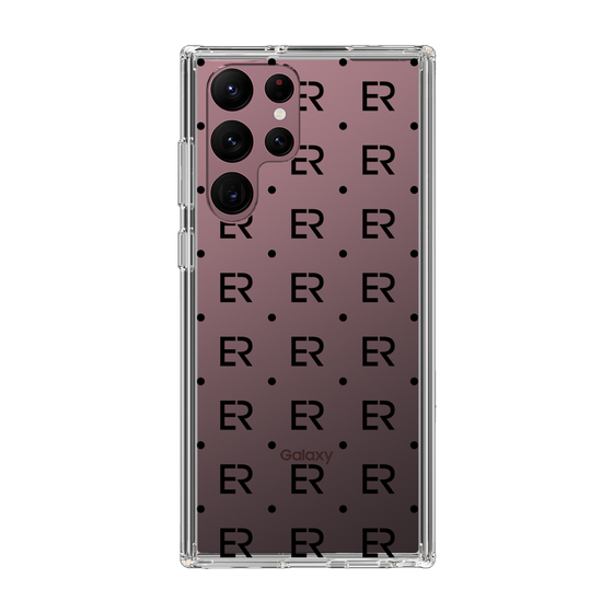 Slim Protection Case［ EVRIS - Monogram - Black ］