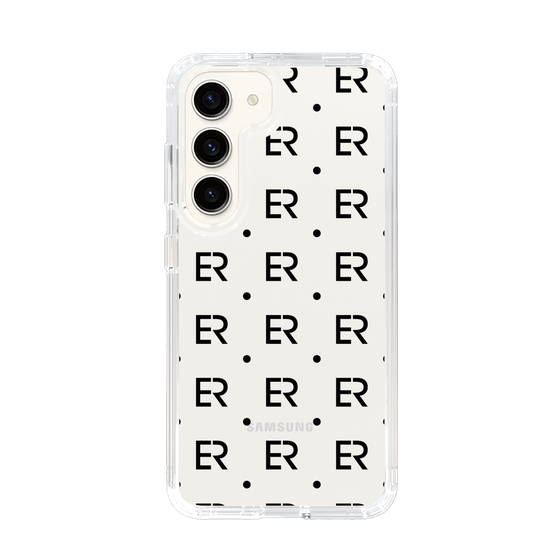 Slim Protection Case［ EVRIS - Monogram - Black ］
