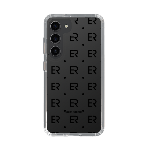 Slim Protection Case［ EVRIS - Monogram - Black ］