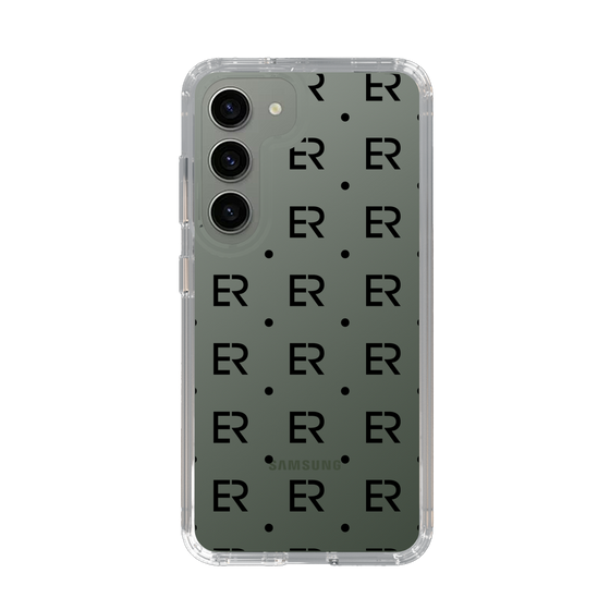 Slim Protection Case［ EVRIS - Monogram - Black ］