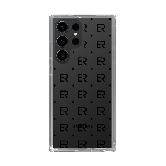 Slim Protection Case［ EVRIS - Monogram - Black ］