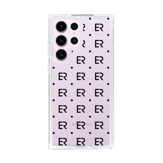 Slim Protection Case［ EVRIS - Monogram - Black ］