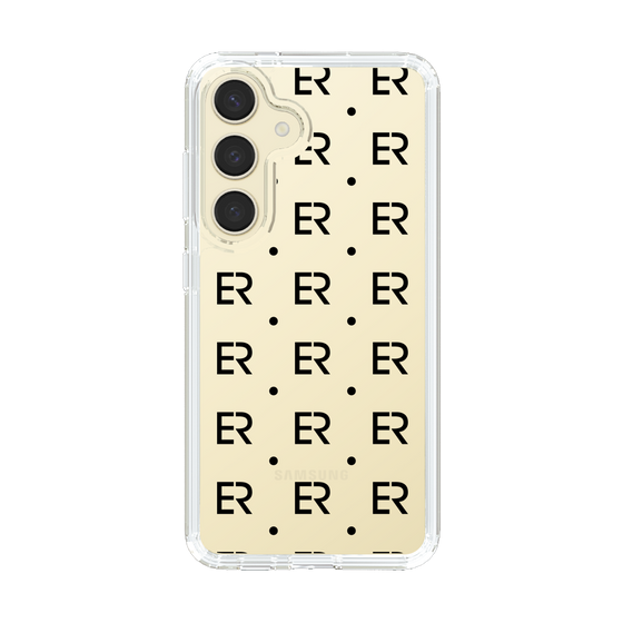 Slim Protection Case［ EVRIS - Monogram - Black ］