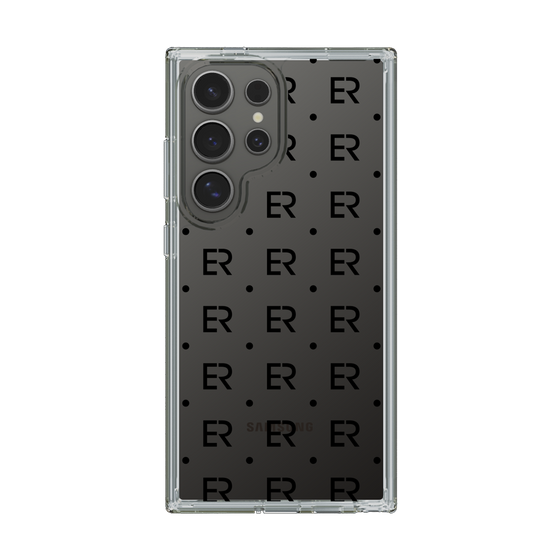 Slim Protection Case［ EVRIS - Monogram - Black ］