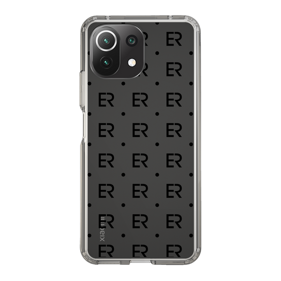 Slim Protection Case［ EVRIS - Monogram - Black ］