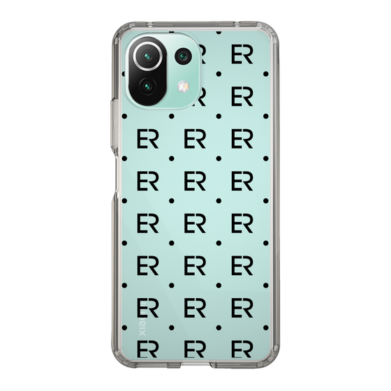 Slim Protection Case［ EVRIS - Monogram - Black ］