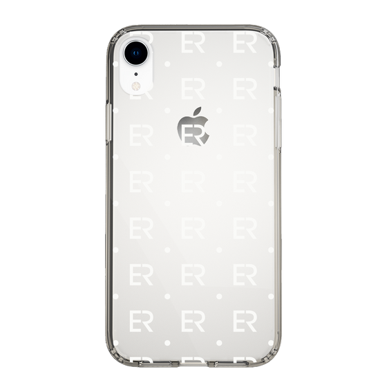 Slim Protection Case［ EVRIS - Monogram - White ］