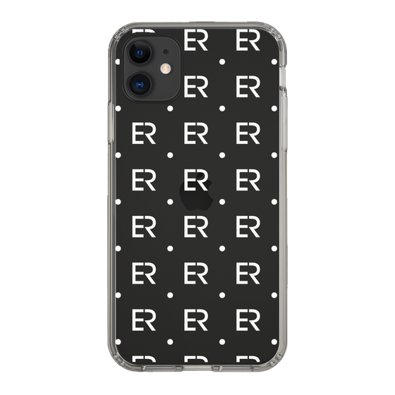 Slim Protection Case［ EVRIS - Monogram - White ］