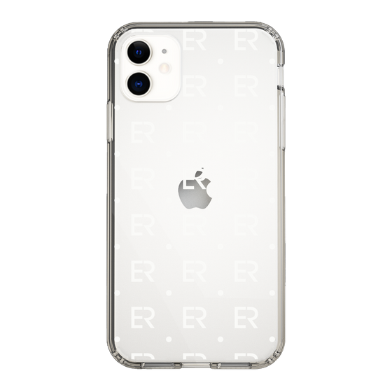 Slim Protection Case［ EVRIS - Monogram - White ］