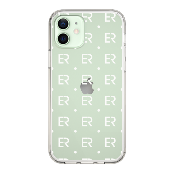 Slim Protection Case［ EVRIS - Monogram - White ］