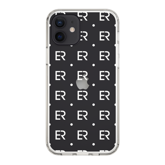 Slim Protection Case［ EVRIS - Monogram - White ］