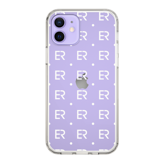 Slim Protection Case［ EVRIS - Monogram - White ］