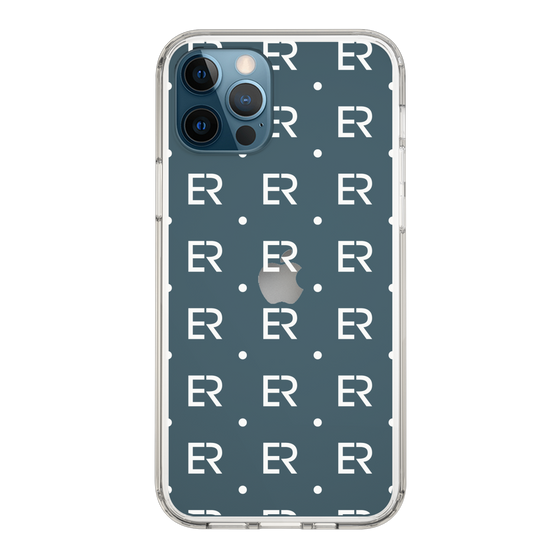 Slim Protection Case［ EVRIS - Monogram - White ］