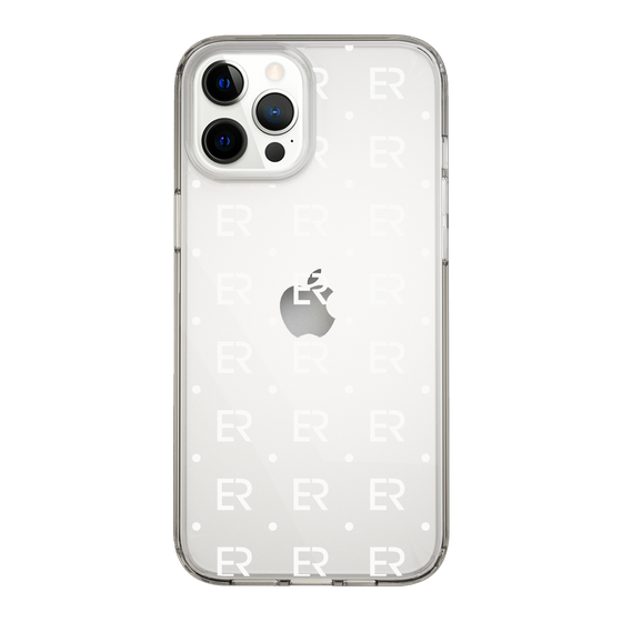 Slim Protection Case［ EVRIS - Monogram - White ］