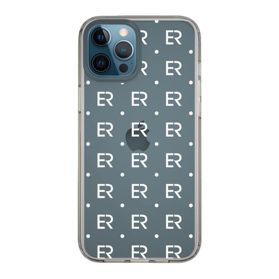 Slim Protection Case［ EVRIS - Monogram - White ］