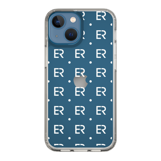 Slim Protection Case［ EVRIS - Monogram - White ］