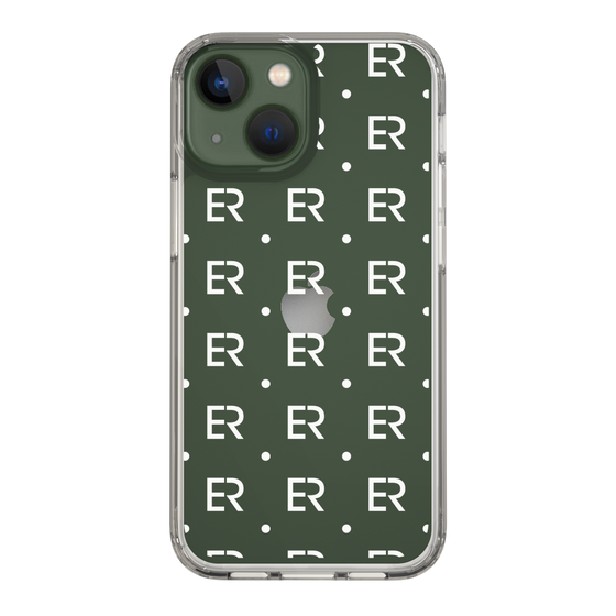 Slim Protection Case［ EVRIS - Monogram - White ］