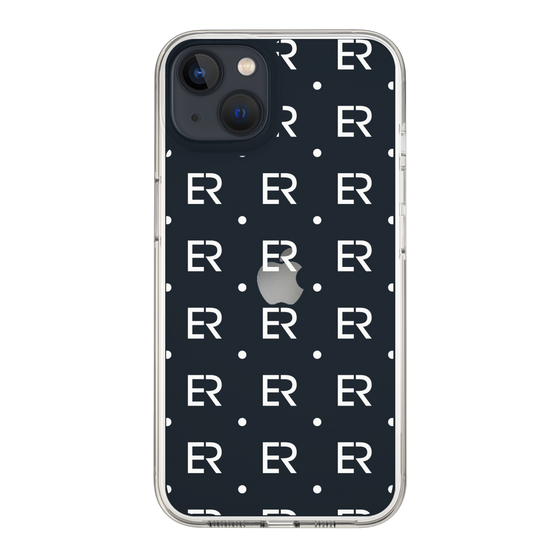 Slim Protection Case［ EVRIS - Monogram - White ］