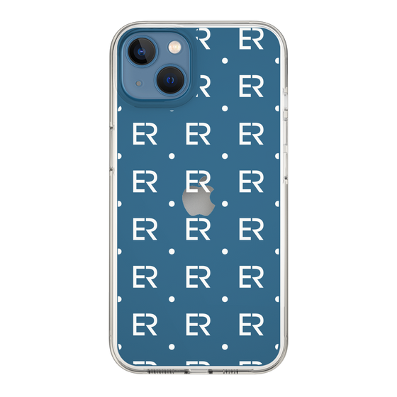 Slim Protection Case［ EVRIS - Monogram - White ］