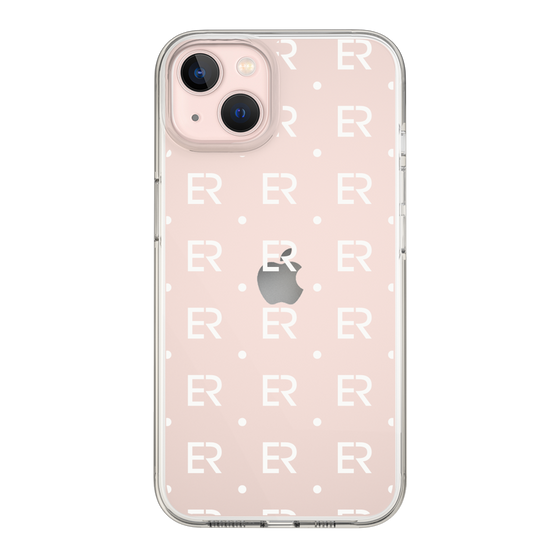 Slim Protection Case［ EVRIS - Monogram - White ］