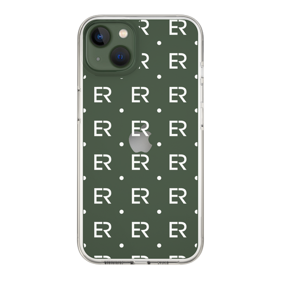 Slim Protection Case［ EVRIS - Monogram - White ］