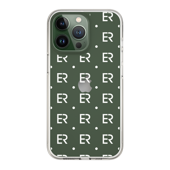 Slim Protection Case［ EVRIS - Monogram - White ］