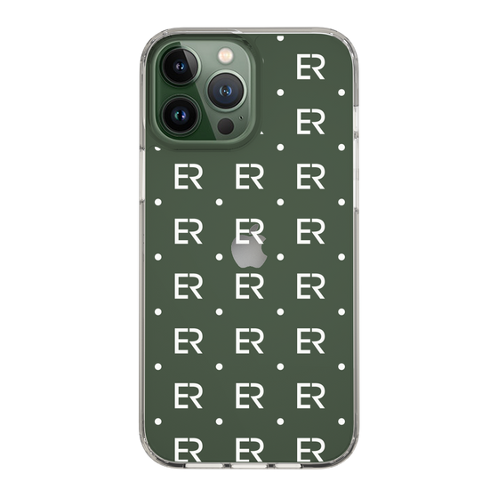 Slim Protection Case［ EVRIS - Monogram - White ］