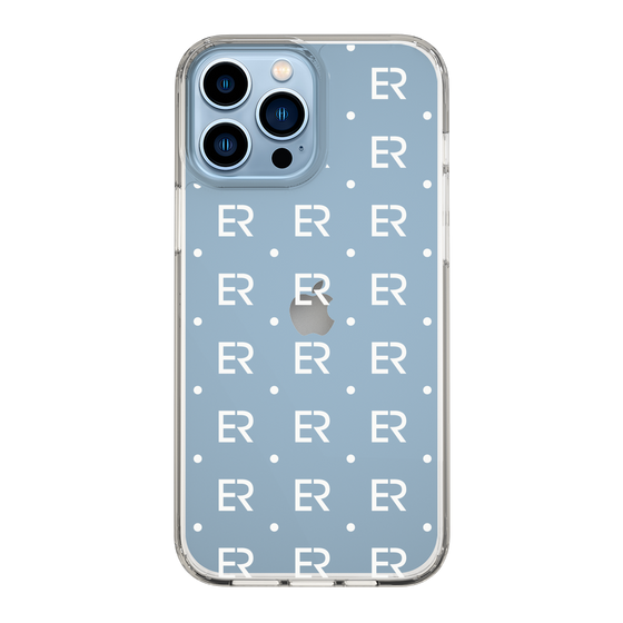Slim Protection Case［ EVRIS - Monogram - White ］
