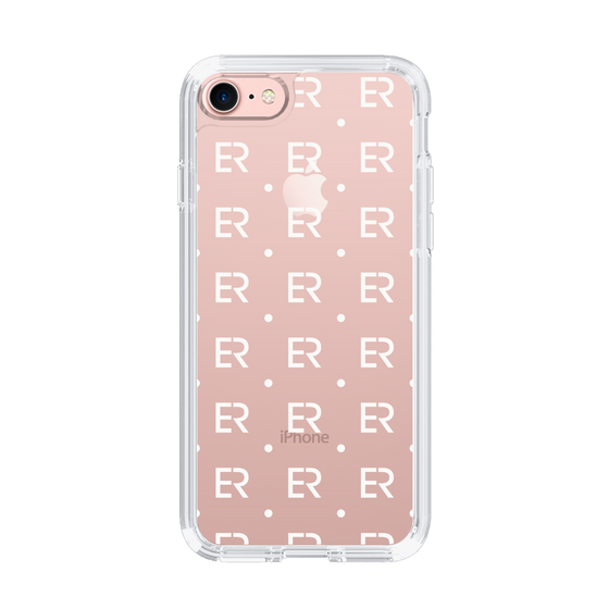 Slim Protection Case［ EVRIS - Monogram - White ］