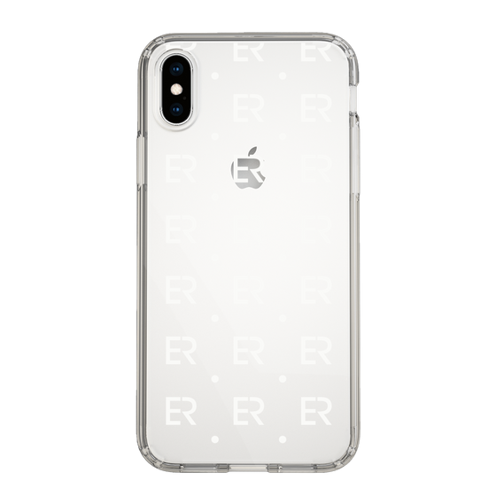 Slim Protection Case［ EVRIS - Monogram - White ］