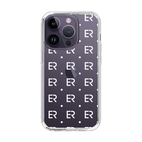 Slim Protection Case［ EVRIS - Monogram - White ］