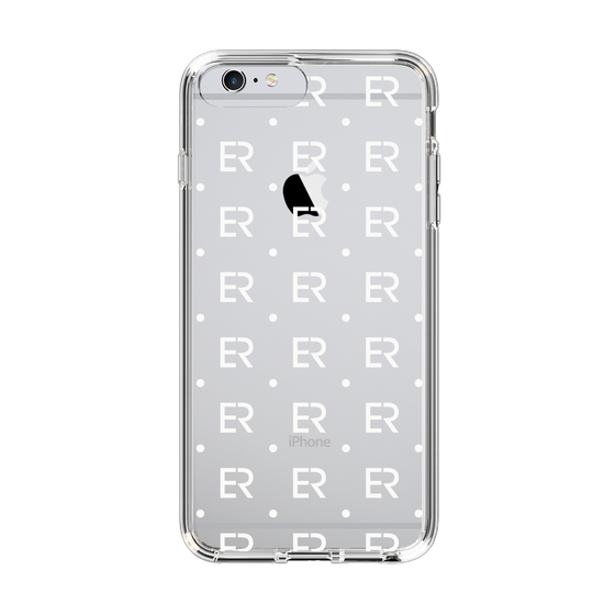 Slim Protection Case［ EVRIS - Monogram - White ］