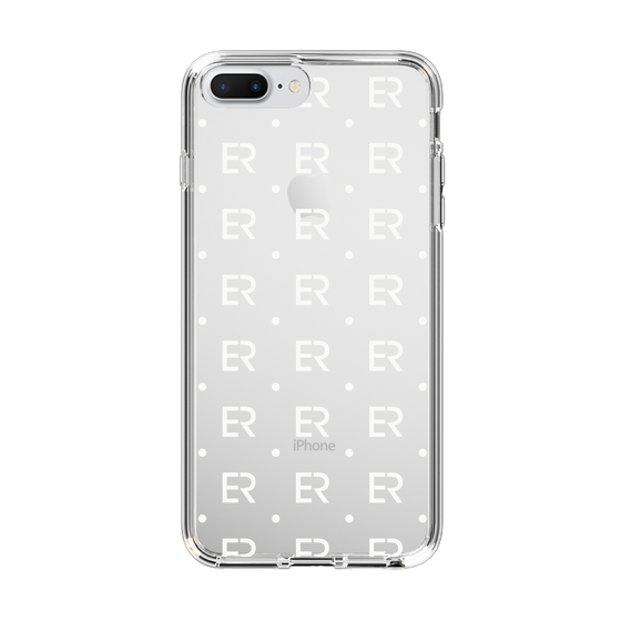 Slim Protection Case［ EVRIS - Monogram - White ］