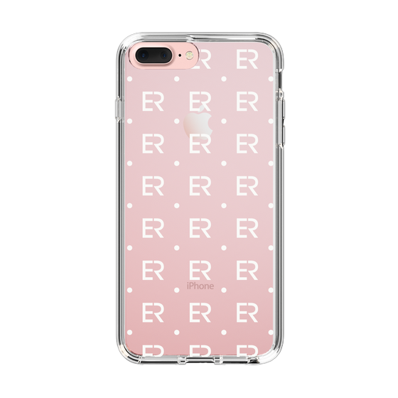 Slim Protection Case［ EVRIS - Monogram - White ］