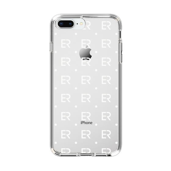 Slim Protection Case［ EVRIS - Monogram - White ］