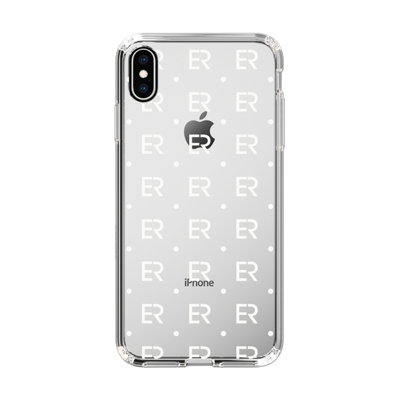 Slim Protection Case［ EVRIS - Monogram - White ］