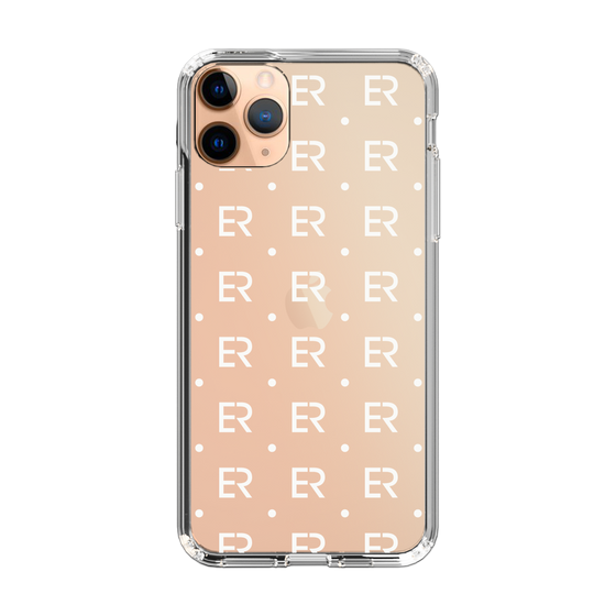 Slim Protection Case［ EVRIS - Monogram - White ］
