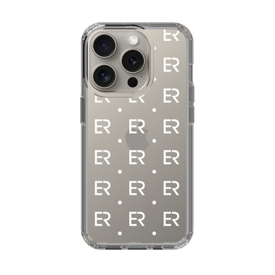 Slim Protection Case［ EVRIS - Monogram - White ］