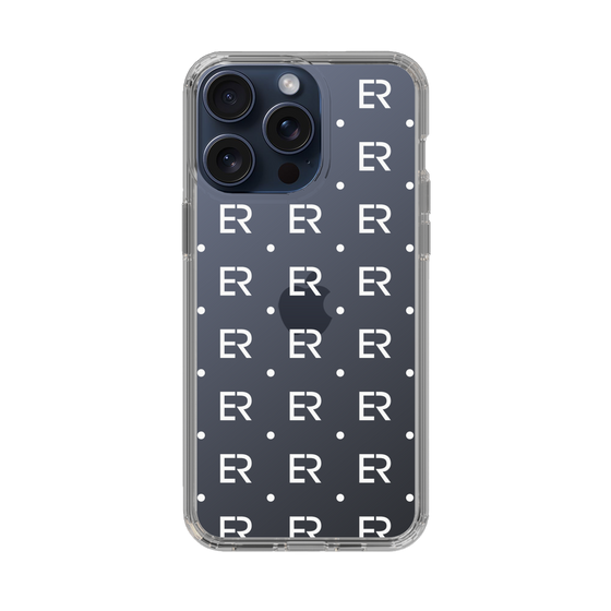 Slim Protection Case［ EVRIS - Monogram - White ］