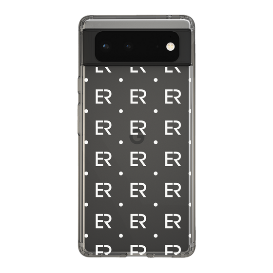 Slim Protection Case［ EVRIS - Monogram - White ］