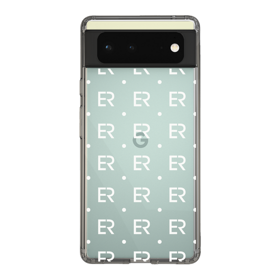 Slim Protection Case［ EVRIS - Monogram - White ］