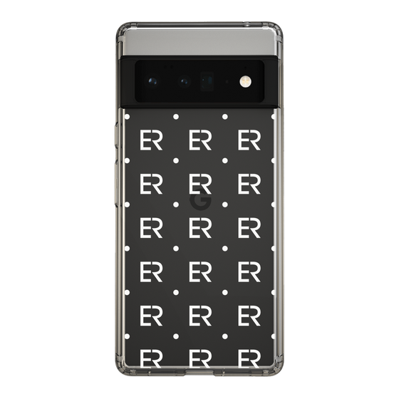 Slim Protection Case［ EVRIS - Monogram - White ］