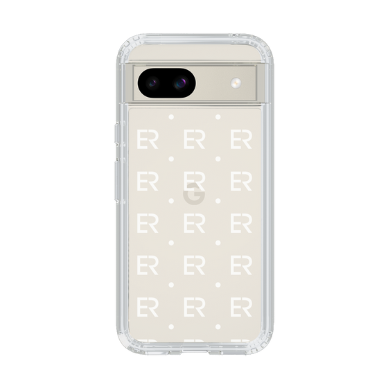 Slim Protection Case［ EVRIS - Monogram - White ］