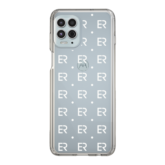 Slim Protection Case［ EVRIS - Monogram - White ］