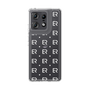 Slim Protection Case［ EVRIS - Monogram - White ］